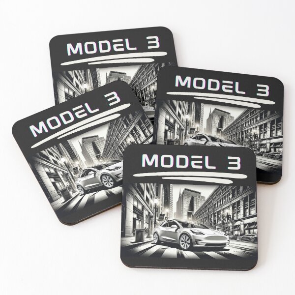 Item preview, Tesla model 3 designed and sold by TEEJAMBOREE.