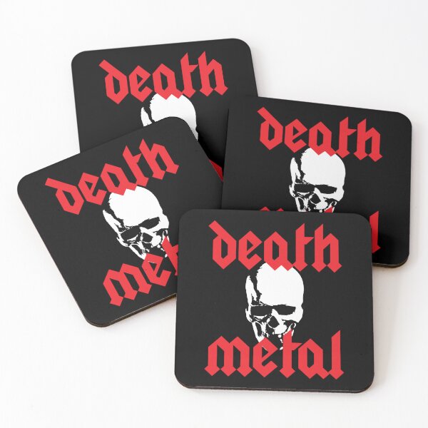 Item preview, Cool Death Metal Music Skull Design designed and sold by WIZECROW.
