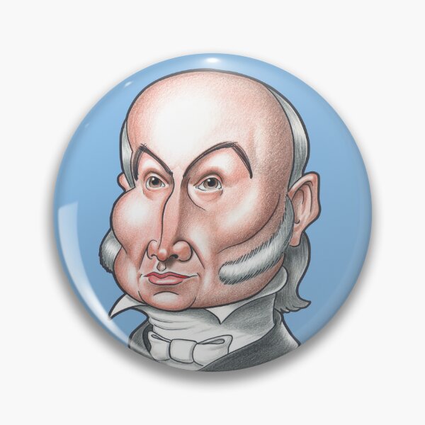 Item preview, John Quincy Adams Caricature designed and sold by FunFaces.