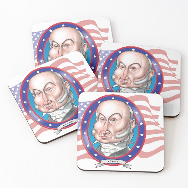 Item preview, John Quincy Adams Caricature designed and sold by FunFaces.