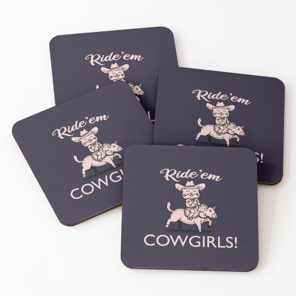 Item preview, Ride'en Cowgirls| Cat with Cowboy Hat Meme | Cute Cowgirl Kitten | Funny sarcastic Cat Western style illustrations designed and sold by themichetti.