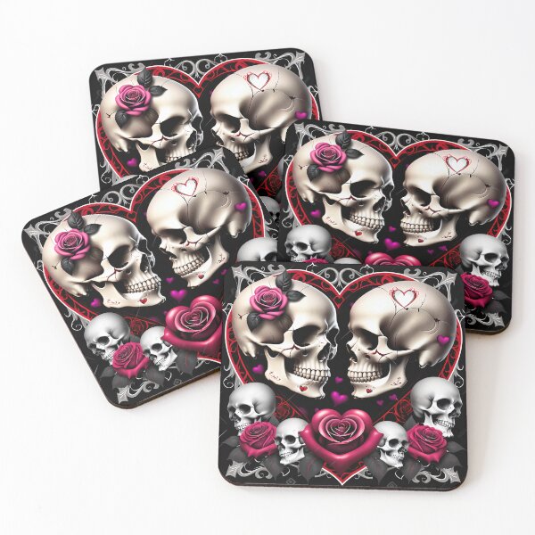 Item preview, Valentines Skull designed and sold by IndyJoe Designs.