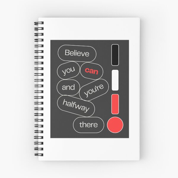 Item preview, Believe You Can and You’re Halfway There Black designed and sold by IndeOandM.