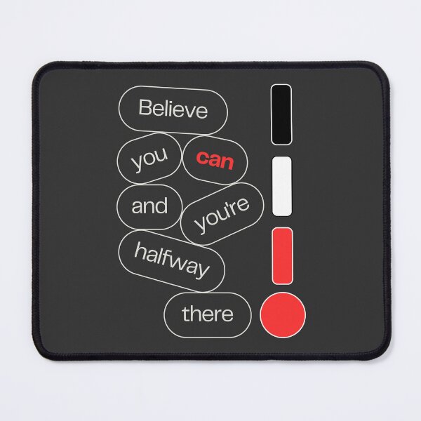 Item preview, Believe You Can and You’re Halfway There Black designed and sold by IndeOandM.