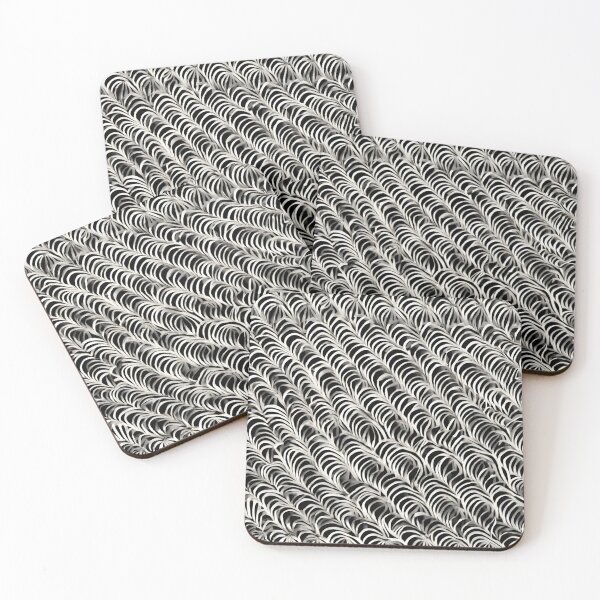 Item preview, Black and white paper waves designed and sold by SweetRossel.