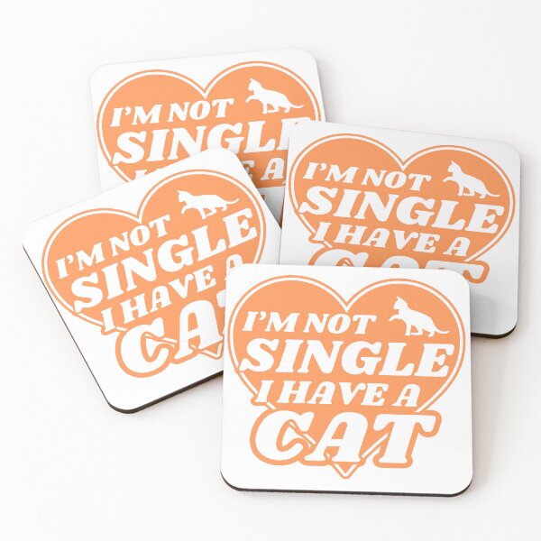 Item preview, I Am Not Single I Have A Cat  | A Meowy Valentine designed and sold by McThingummy.