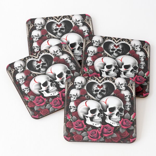 Item preview, Valentines Skull designed and sold by IndyJoe Designs.