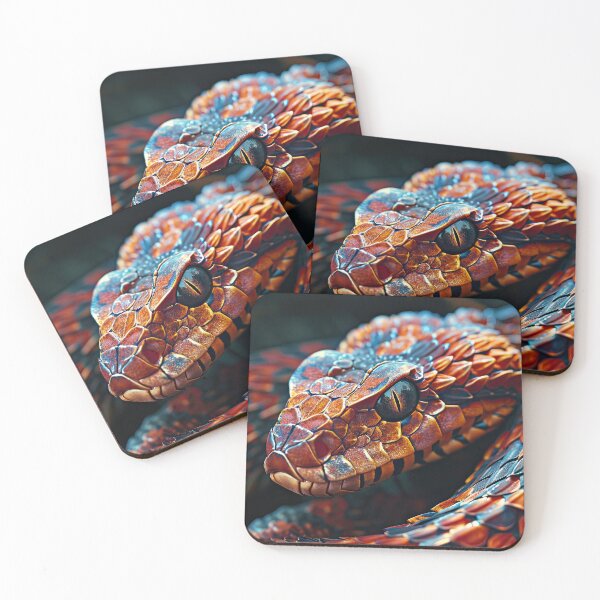 Item preview, Orange and Black Viper  designed and sold by OccultDreams.