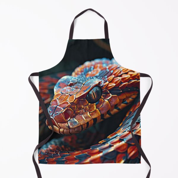 Item preview, Orange and Black Viper designed and sold by OccultDreams.