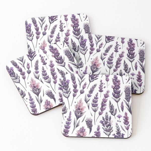 Item preview, Lavender Floral Pattern - Purple Botanical Elegance designed and sold by ProjectNoah.