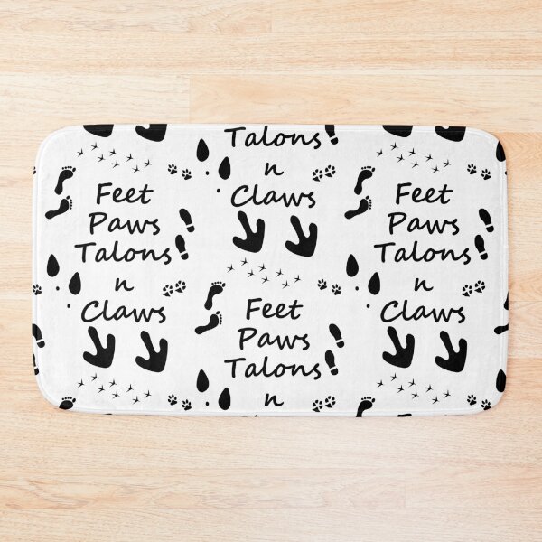 Item preview, Feet, Paws, Talons n Claws (Black) designed and sold by KinnearDesign.