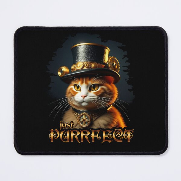 Item preview, Steampunk Cat - Just Purrfect designed and sold by SeledineArt.