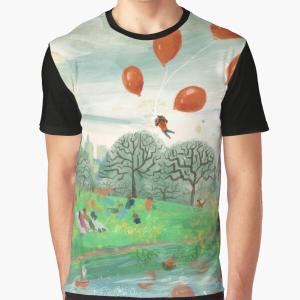 Balloon Lift Off 08 Spring Reflections Graphic T-Shirt