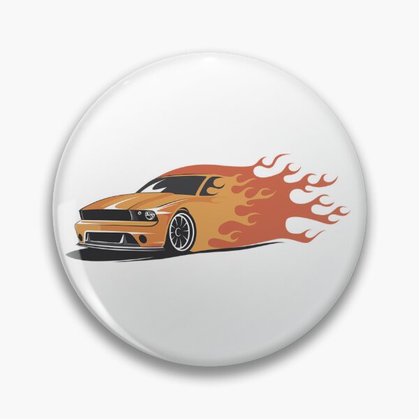 Item preview, Coche con llamas designed and sold by DesginPro.