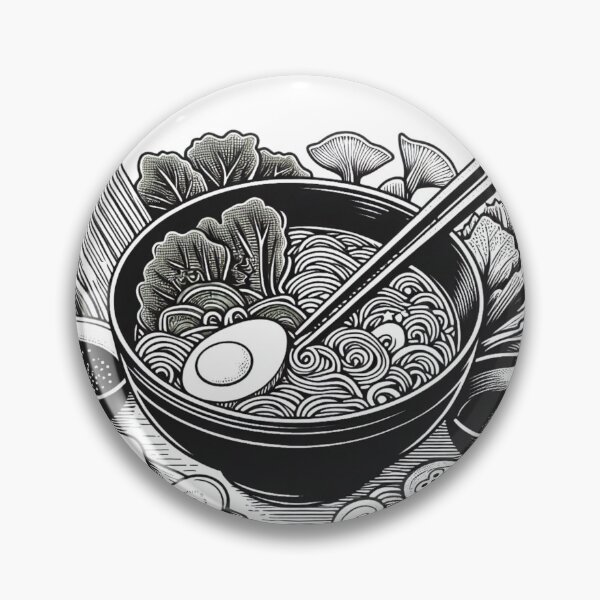 Item preview, Ramen Line Cut Print No.3 designed and sold by ArtNook777.
