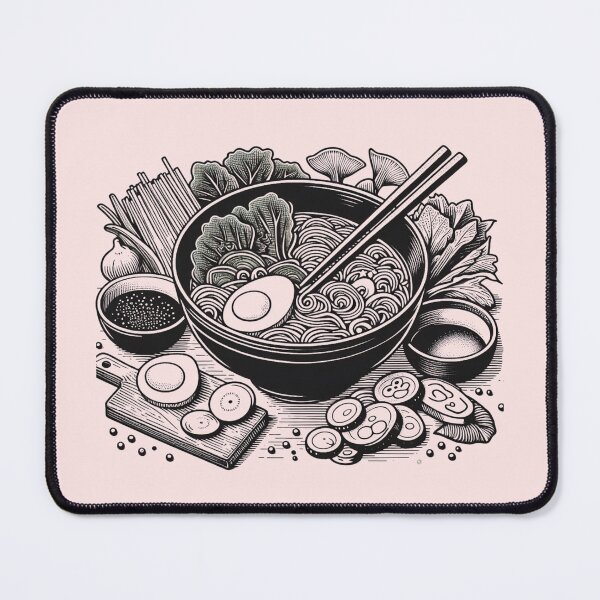 Item preview, Ramen Line Cut Print No.3 designed and sold by ArtNook777.