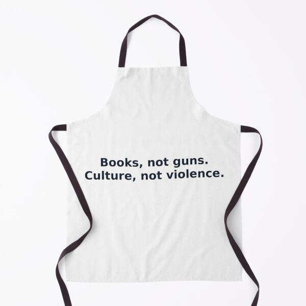 Item preview, Books, not guns. Culture, not violence. designed and sold by HerbalBlue.