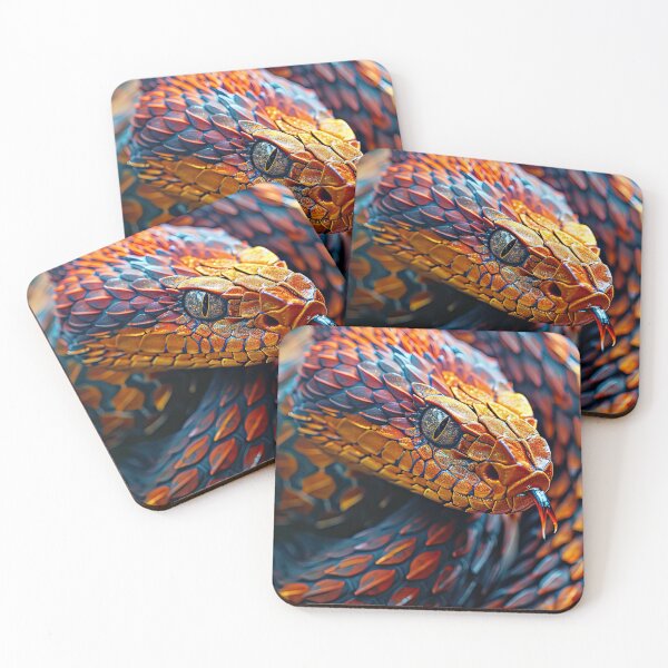 Item preview, Orange and Black Viper (Variation) designed and sold by OccultDreams.