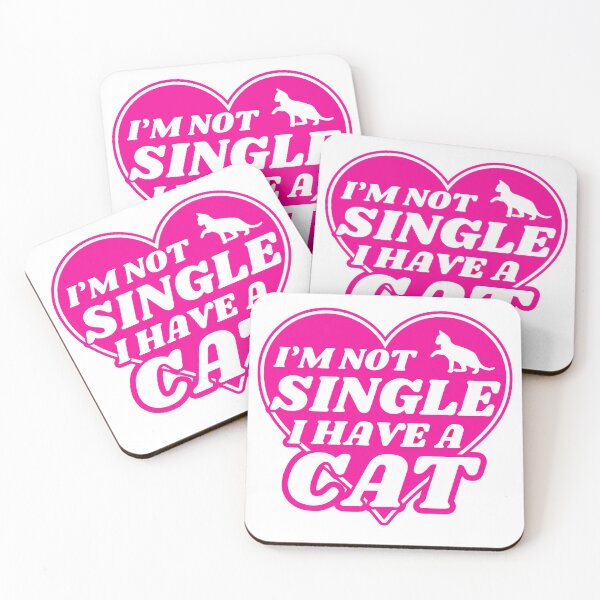 Item preview, I Am Not Single I Have A Cat  | A Meowy Valentine designed and sold by McThingummy.