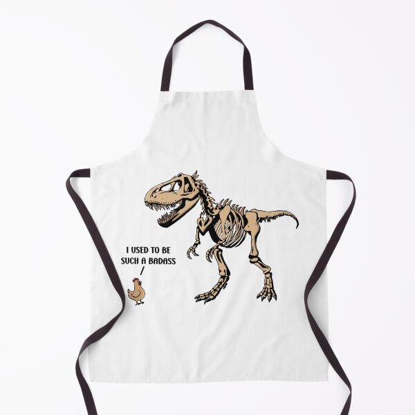 Item preview, I Used To Be Such A Badass Funny Chicken Dinosaur designed and sold by Angry Swan Designs.