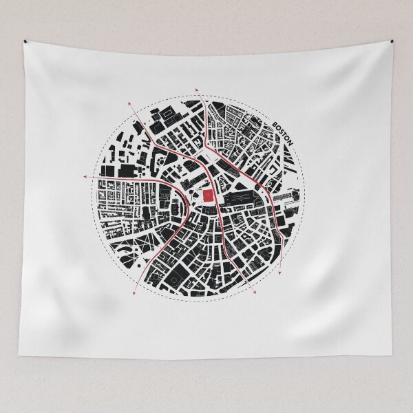 Item preview, Boston Perspectives: Urban Plan Figure-Ground designed and sold by Mundivagant Designs.
