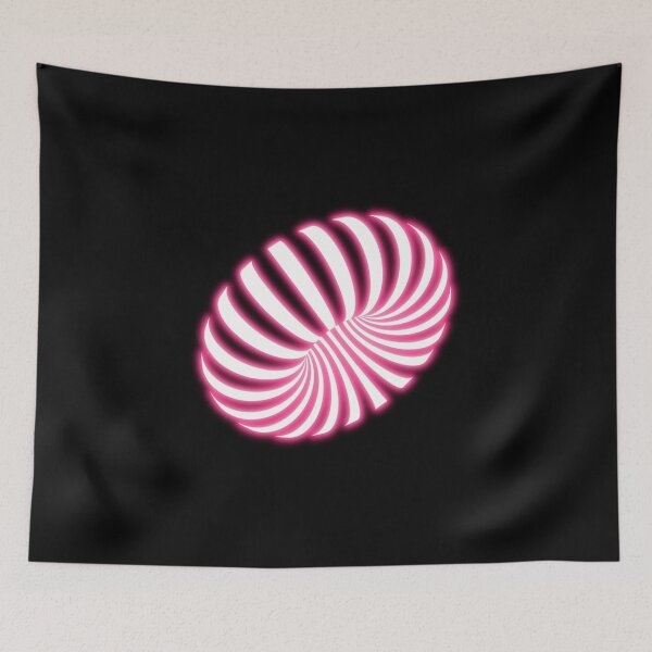 Item preview, Glow Pink Neon torus Optical Illusion  designed and sold by lachataigne.
