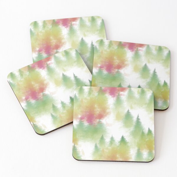 Item preview, Sunset pines watercolor designed and sold by Oruel2727.