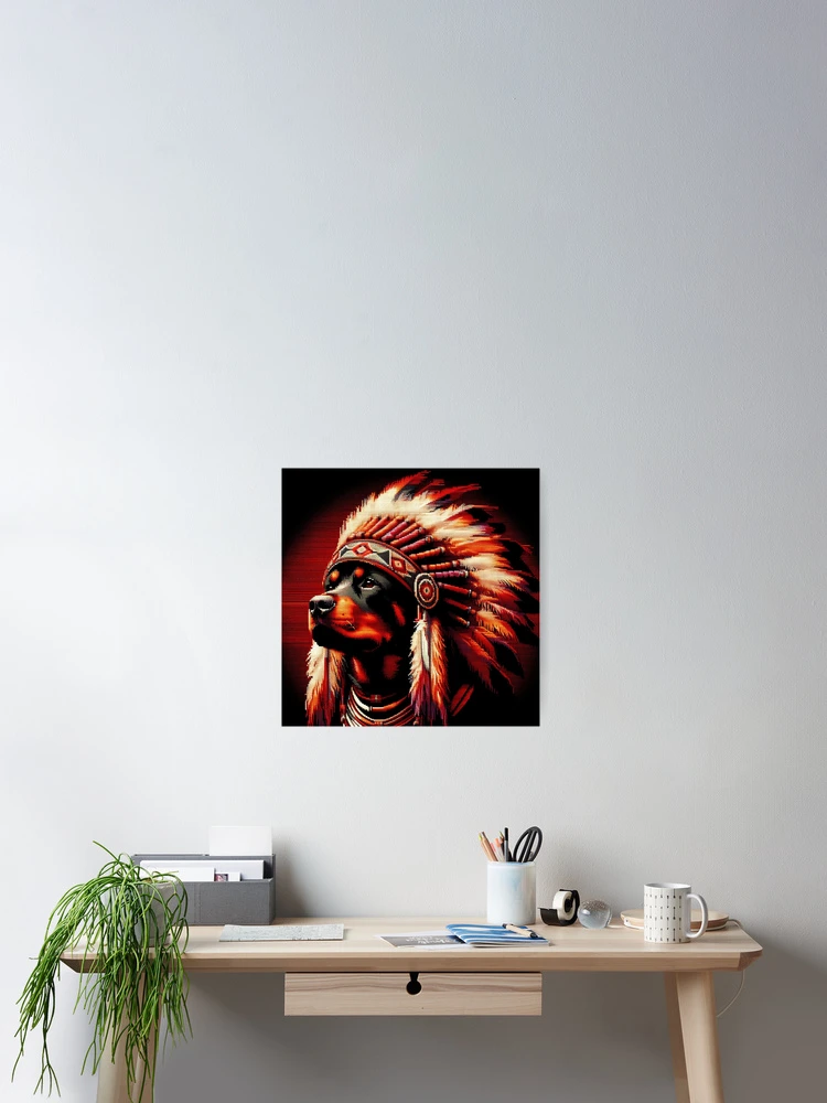 Thumbnail 2 of 3, Poster, Native Rottweiler designed and sold by 123ks.