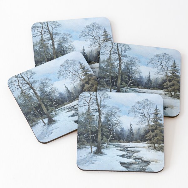 Item preview, Serene Wintery Afternoon designed and sold by ShroomSquirrel.