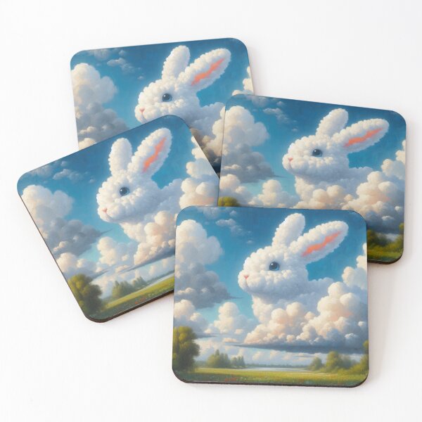Item preview, Rabbit in the clouds designed and sold by Donkey's Salad.
