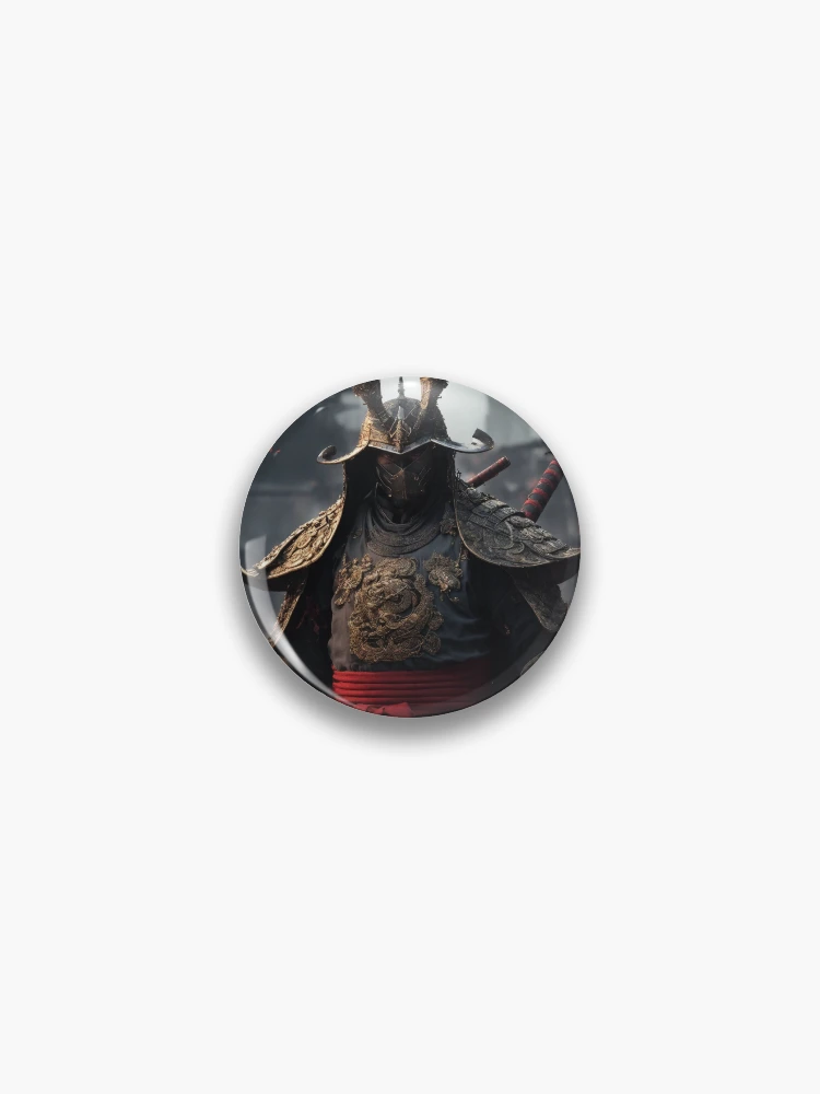 Thumbnail 1 of 3, Pin, Samurai designed and sold by RaF71PrO.