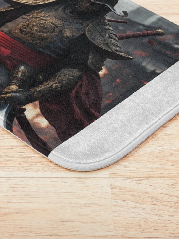 Thumbnail 3 of 6, Bath Mat, Samurai designed and sold by RaF71PrO.