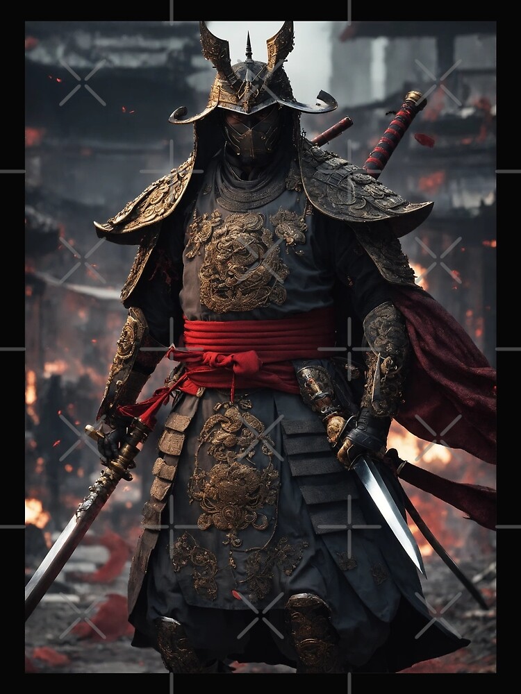 Thumbnail 3 of 3, Scarf, Samurai designed and sold by RaF71PrO.