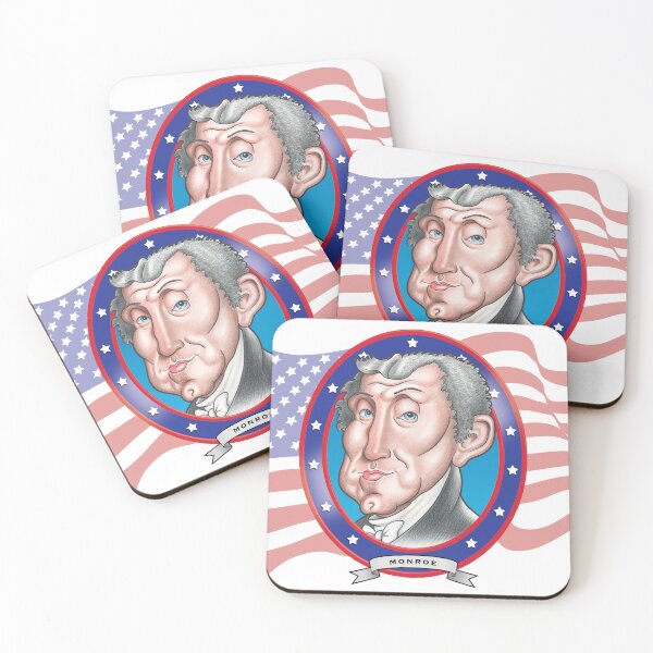 Item preview, James Monroe Caricature designed and sold by FunFaces.
