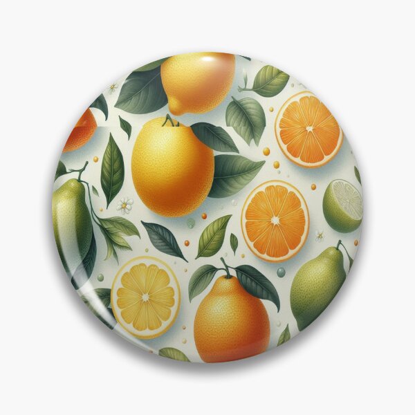 Item preview, Tropical - Orange Fruit Pattern designed and sold by PatternInArt.