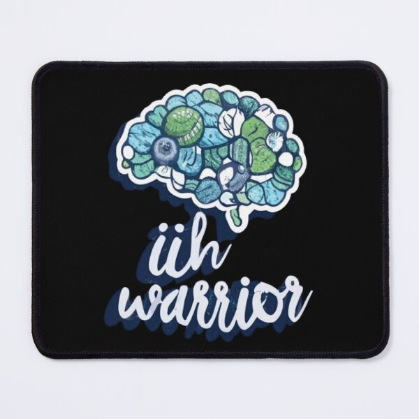 Item preview, Idiopathic Intracranial Hypertension Awareness Hope Ribbon Hearts IIH Warrior designed and sold by UrbanGraphixs.