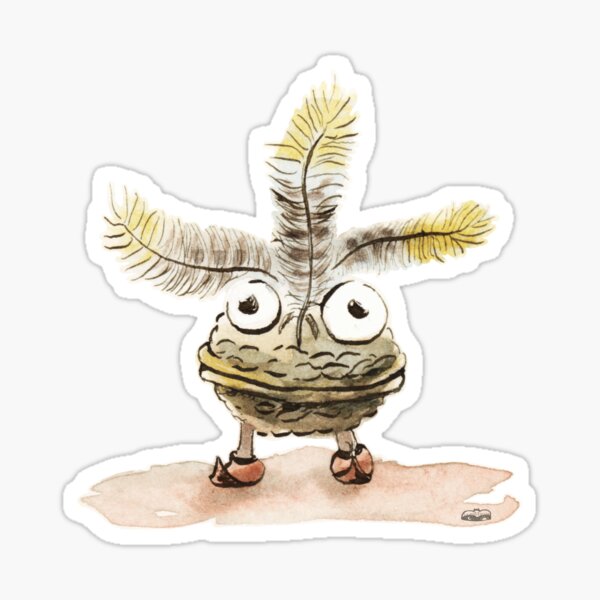 Walli the forest gnome Sticker