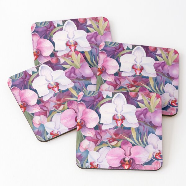 Item preview, Lavender Orchid Symphony - Purple Floral Pattern designed and sold by EpicDesignsCo.