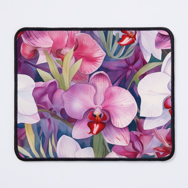 Item preview, Lavender Orchid Symphony - Purple Floral Pattern designed and sold by EpicDesignsCo.