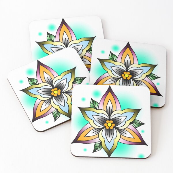 Item preview, Traditional tattoo flower  designed and sold by Matteo Massaro.