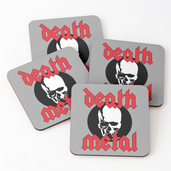 Item preview, Cool Death Metal Music Skull Design designed and sold by WIZECROW.