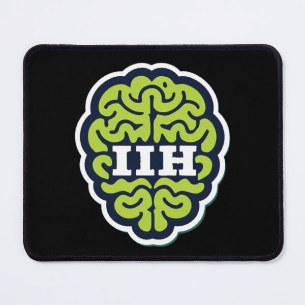 Item preview, Idiopathic Intracranial Hypertension Awareness Hope Ribbon Hearts IIH Warrior designed and sold by UrbanGraphixs.