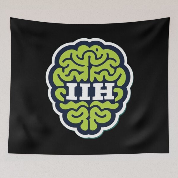 Item preview, Idiopathic Intracranial Hypertension Awareness Hope Ribbon Hearts IIH Warrior designed and sold by UrbanGraphixs.
