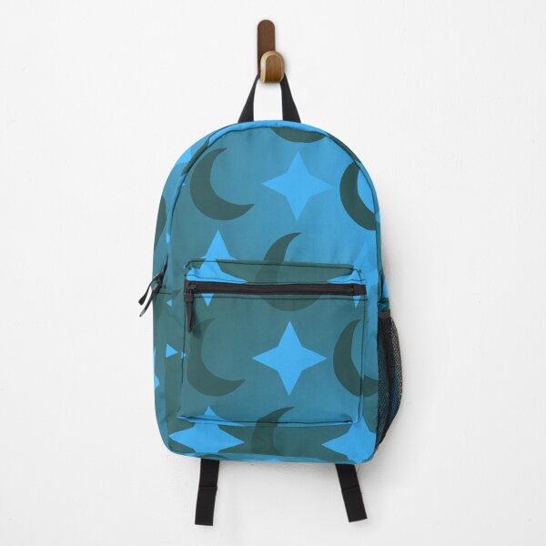 Item preview, Green Crescent Moon/Blue Star Pattern/Gradient Sky designed and sold by ShaunSandhu.