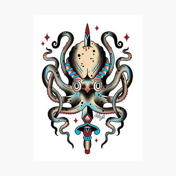 Octopus Sinking Ship Tattoo Design by kirstynoelledavies on DeviantArt