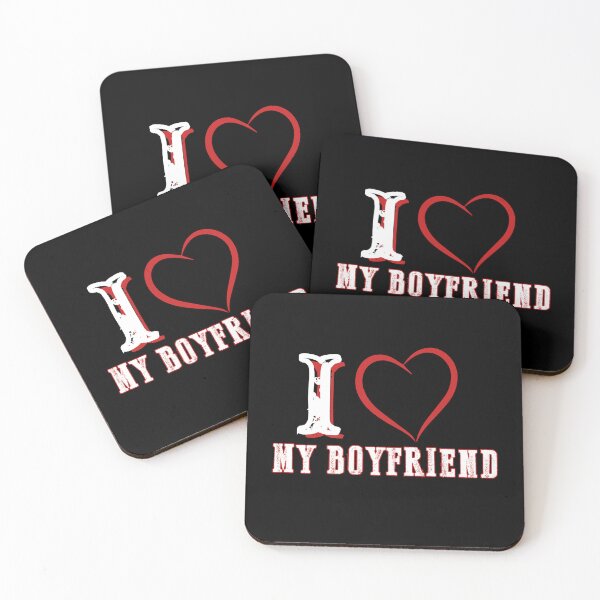 Item preview, I LOVE MY BOYFRIEND - Valentines Day designed and sold by EmiAndMike.