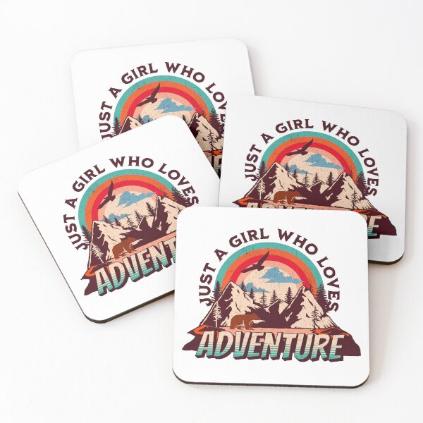 Item preview, Just a girl who loves adventure designed and sold by IvyLoveArt.