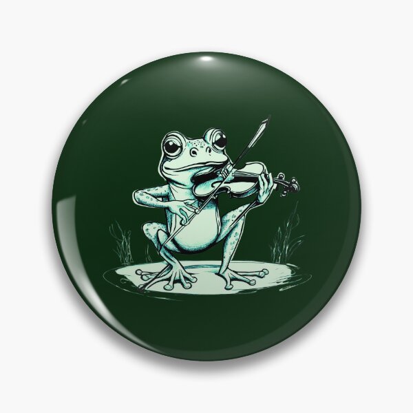 Item preview, Cute Frog Playing the Fiddle designed and sold by Urban-Celt.