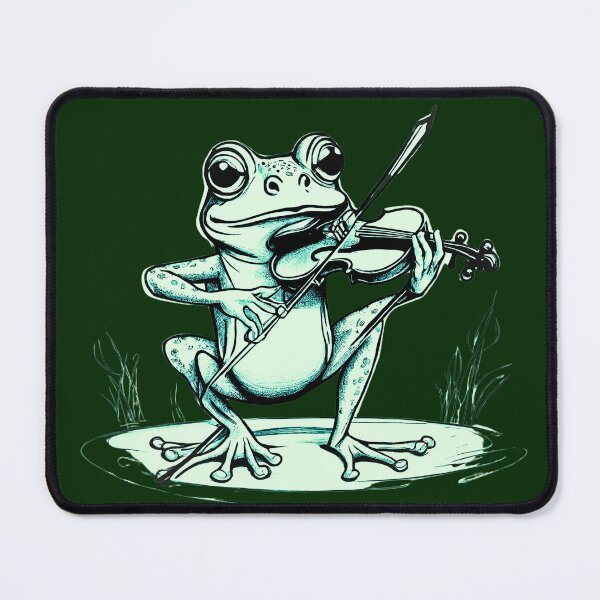 Item preview, Cute Frog Playing the Fiddle designed and sold by Urban-Celt.