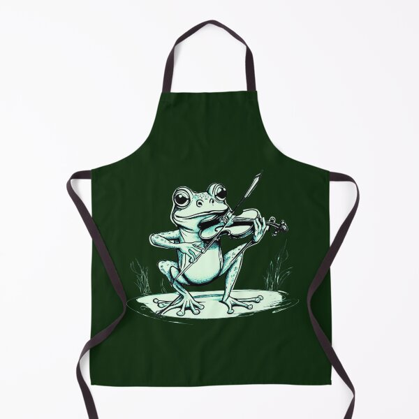 Item preview, Cute Frog Playing the Fiddle designed and sold by Urban-Celt.